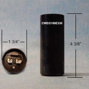 A black cylinder with the size of a lighter in it.