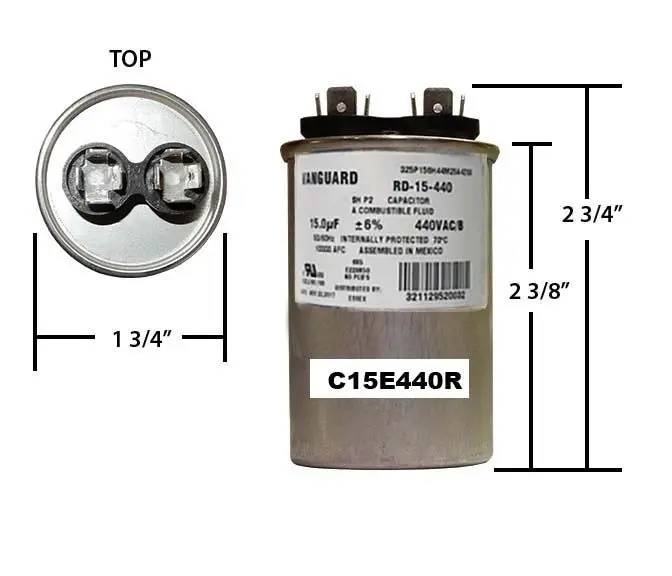 A picture of a capacitor that is in the air.