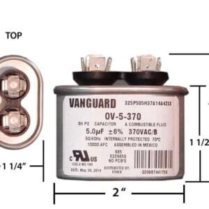 A picture of the dimensions for this product.